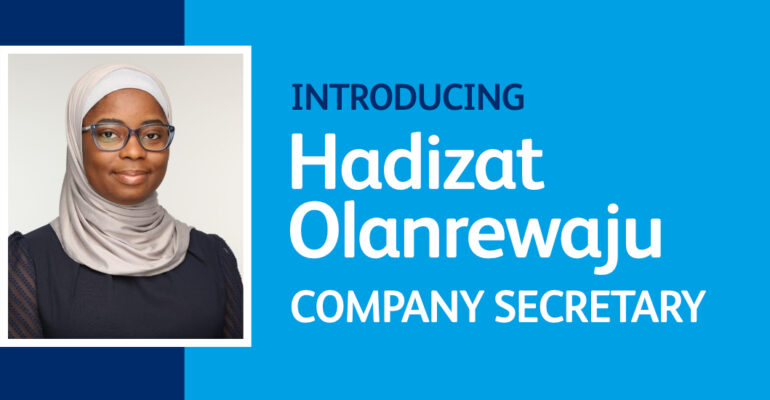 Hadizat Olanrewaju, Company Secretary