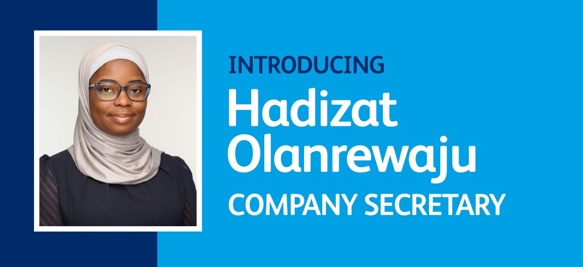 Hadizat Olanrewaju, Company Secretary